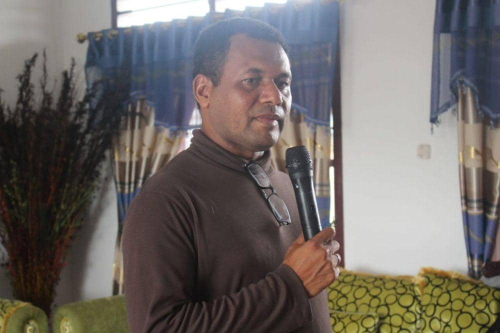 Bupati Kabupaten Mappi Kristosimus Agawemu (IDN Times/Axel Jo Harianja)