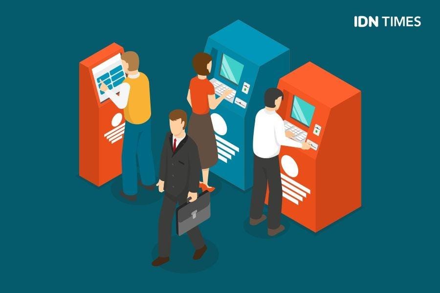 Ilustrasi Mesin ATM (IDN Times/Sukmashakti)