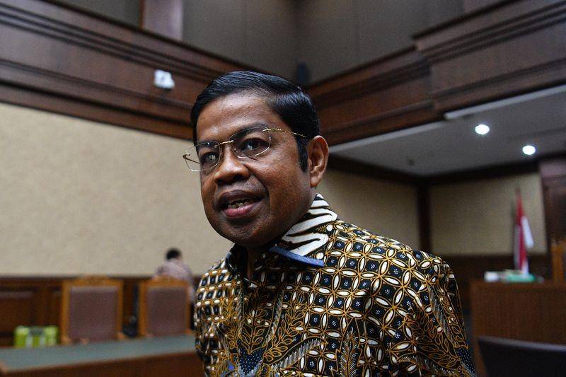 (Mantan Menteri Sosial Idrus Marham) ANTARA FOTO/Sigid Kurniawan