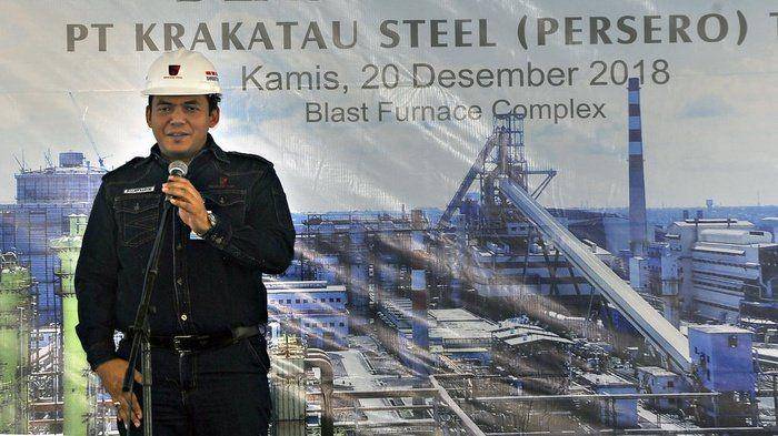 (Direktur PT Krakatau Steel Silmy Karim) ANTARA FOTO/Asep Fathulrahman