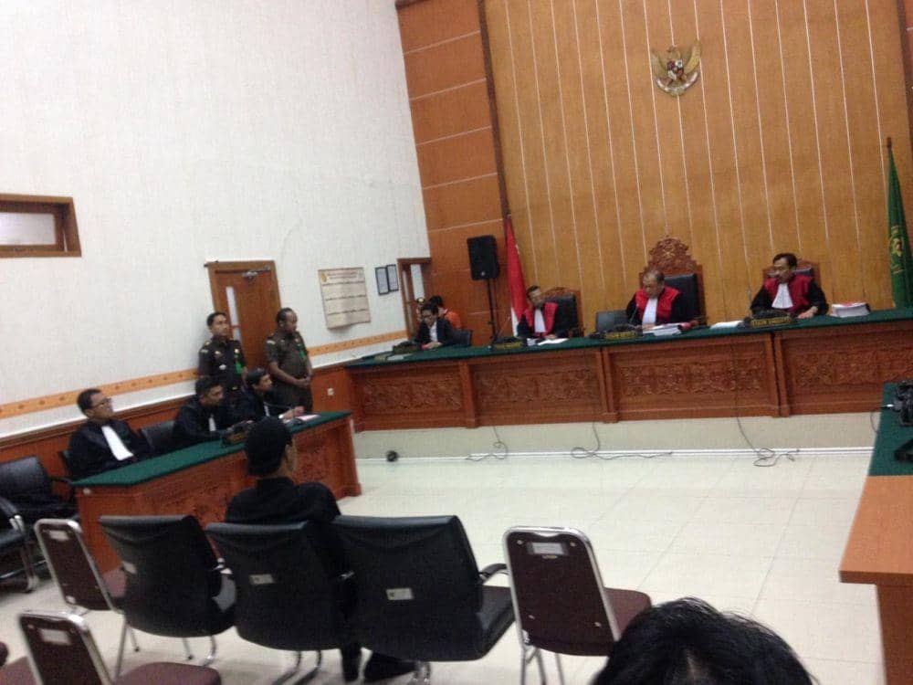 Sidang Vonis Hercules (IDN Times/Axel Jo Harianja)