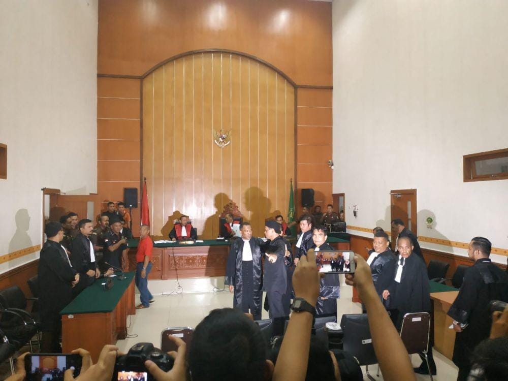 Sidang Vonis Hercules (IDN Times/Axel Jo Harianja)