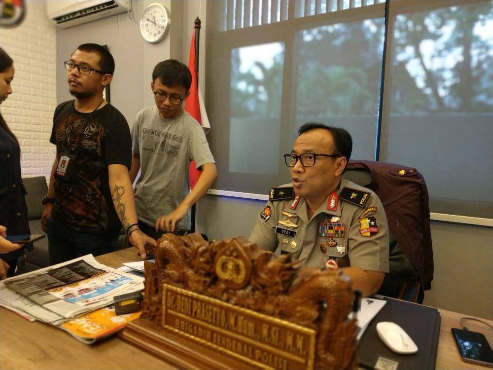 Karopenmas Divisi Humas Mabes Polri Brigjen Pol. Dedi Prasetyo (IDN Times/Axel Jo Harianja)