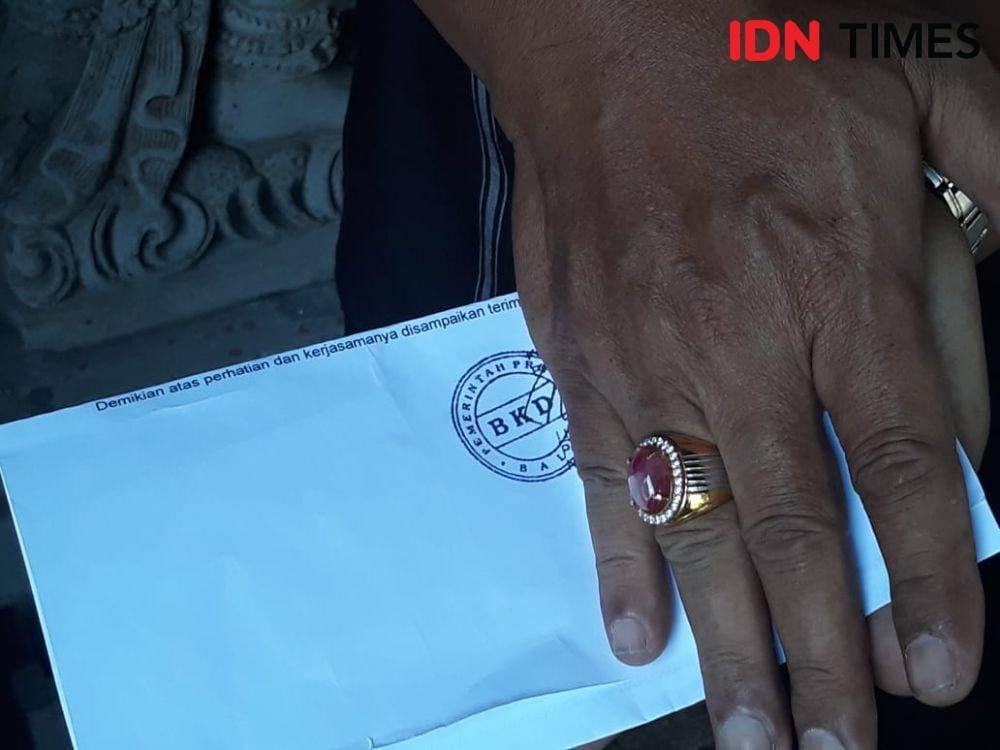 Stempel BKD palsu di Bali. (IDN Times/Imam Rosidin)