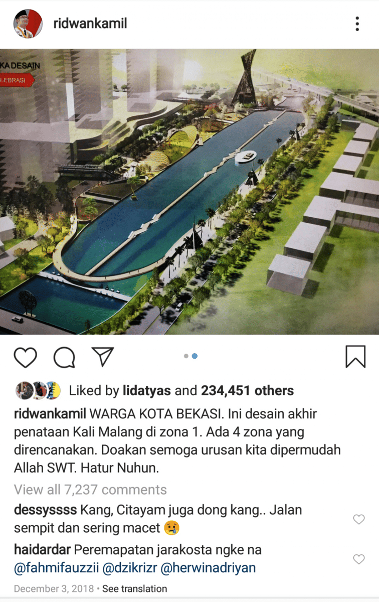 instagram/ridwankamil