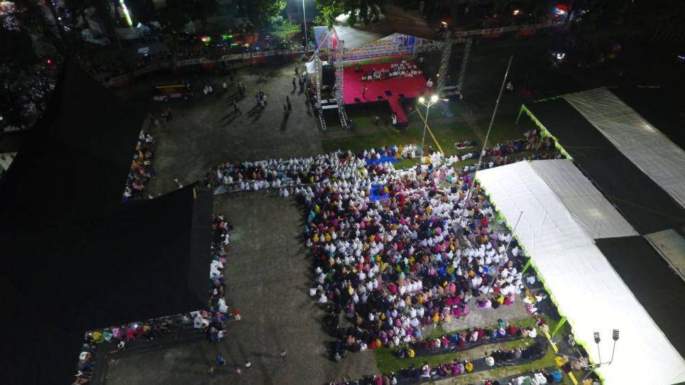 Ilustrasi suasana Tabligh Akbar (IDN Times/Gideon Aritonang)