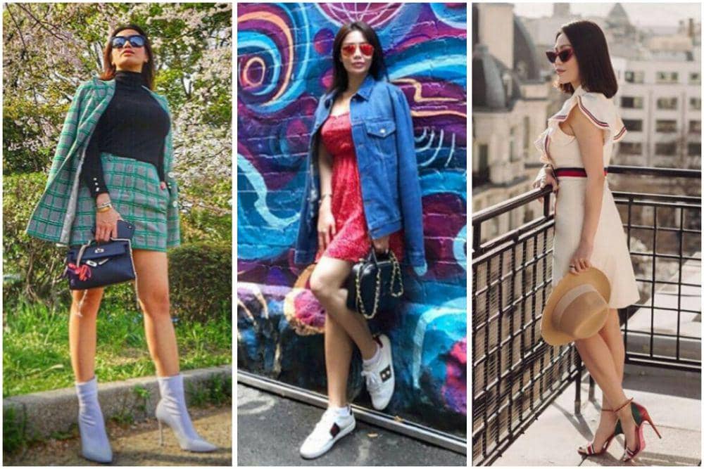 10 Gaya Berkelas Vicky, Kakak Bunga Zainal Saat Liburan ke Luar Negeri