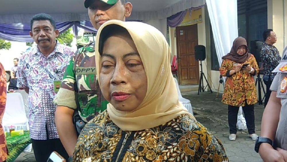 Peningkatan status tanggap darBupati Gunungkidul Badingah. IDN Times/Daruwaskita