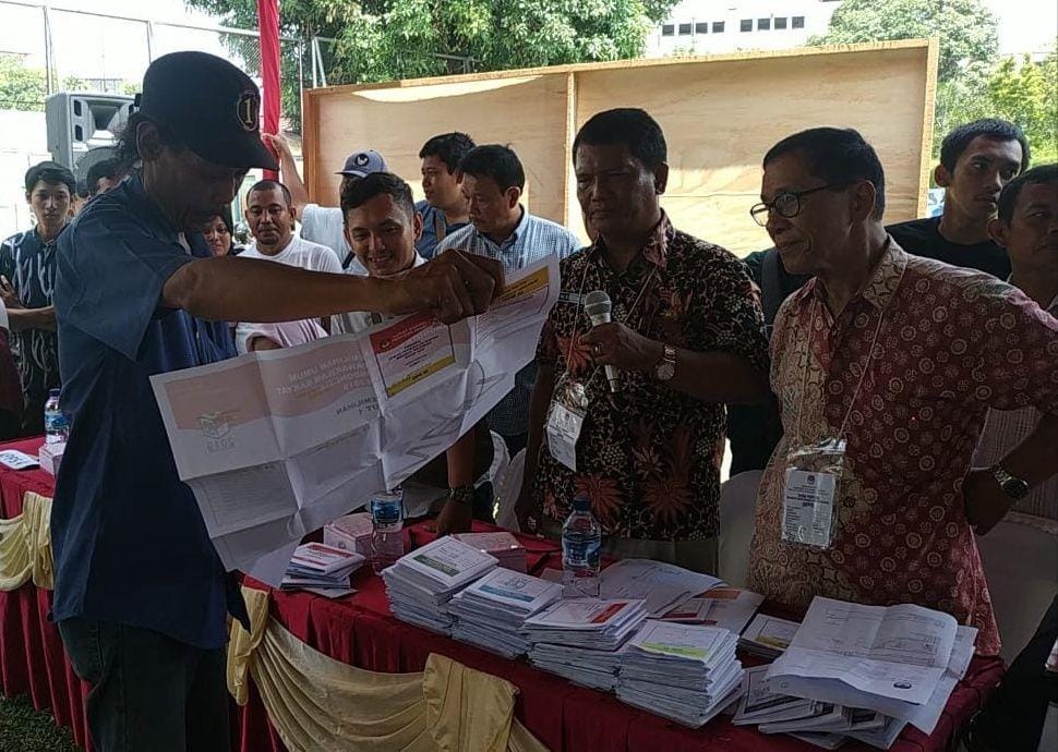 Simulasi pemungutan suara  KPU Sumut dan KPU Medan pada Pilpres 2019 lalu (IDN Times/istimewa)