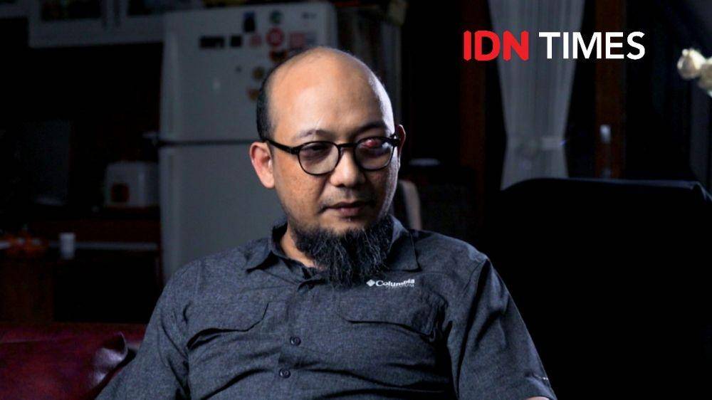 (Penyidik senior KPK Novel Baswedan ketika diwawancarai khusus) IDN Times/Ashari Arief