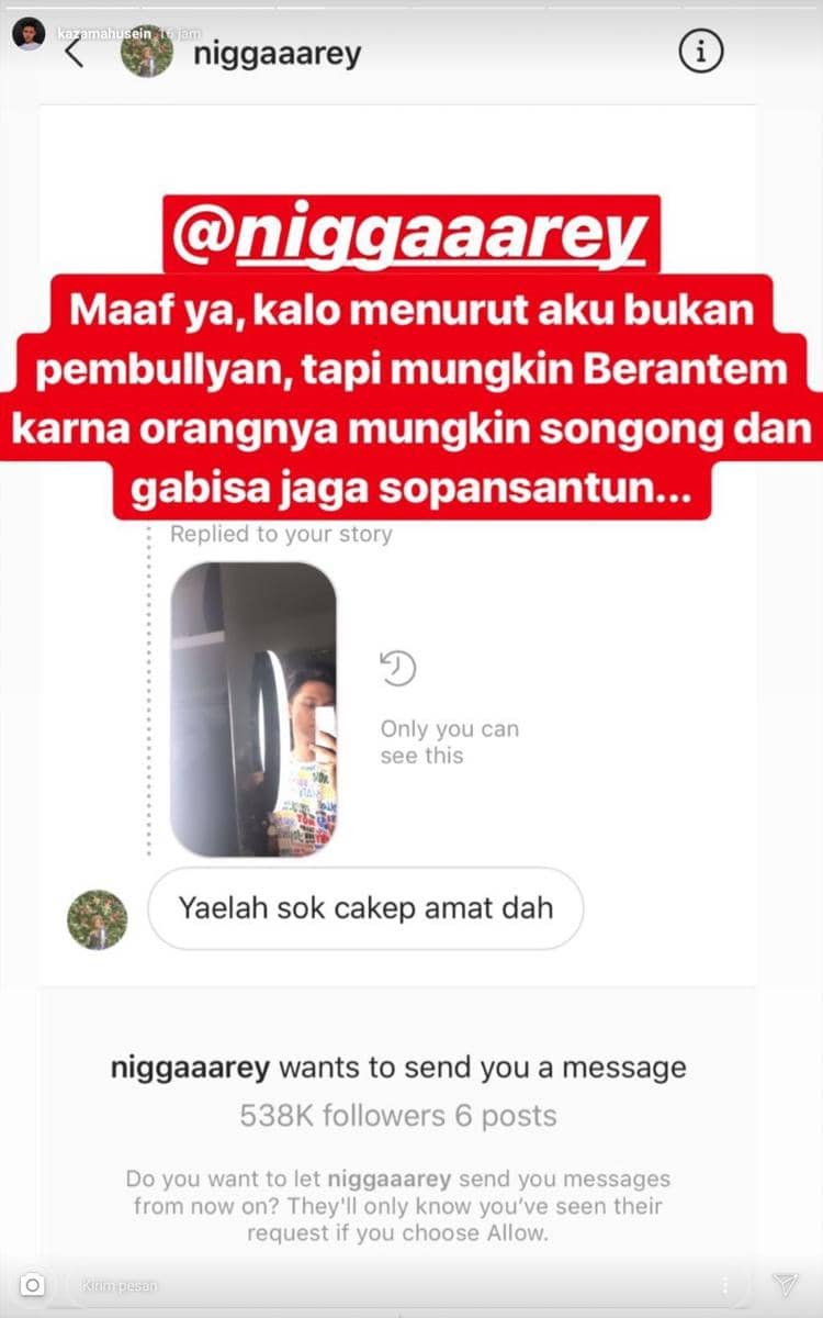 Instagram/kazamahusein