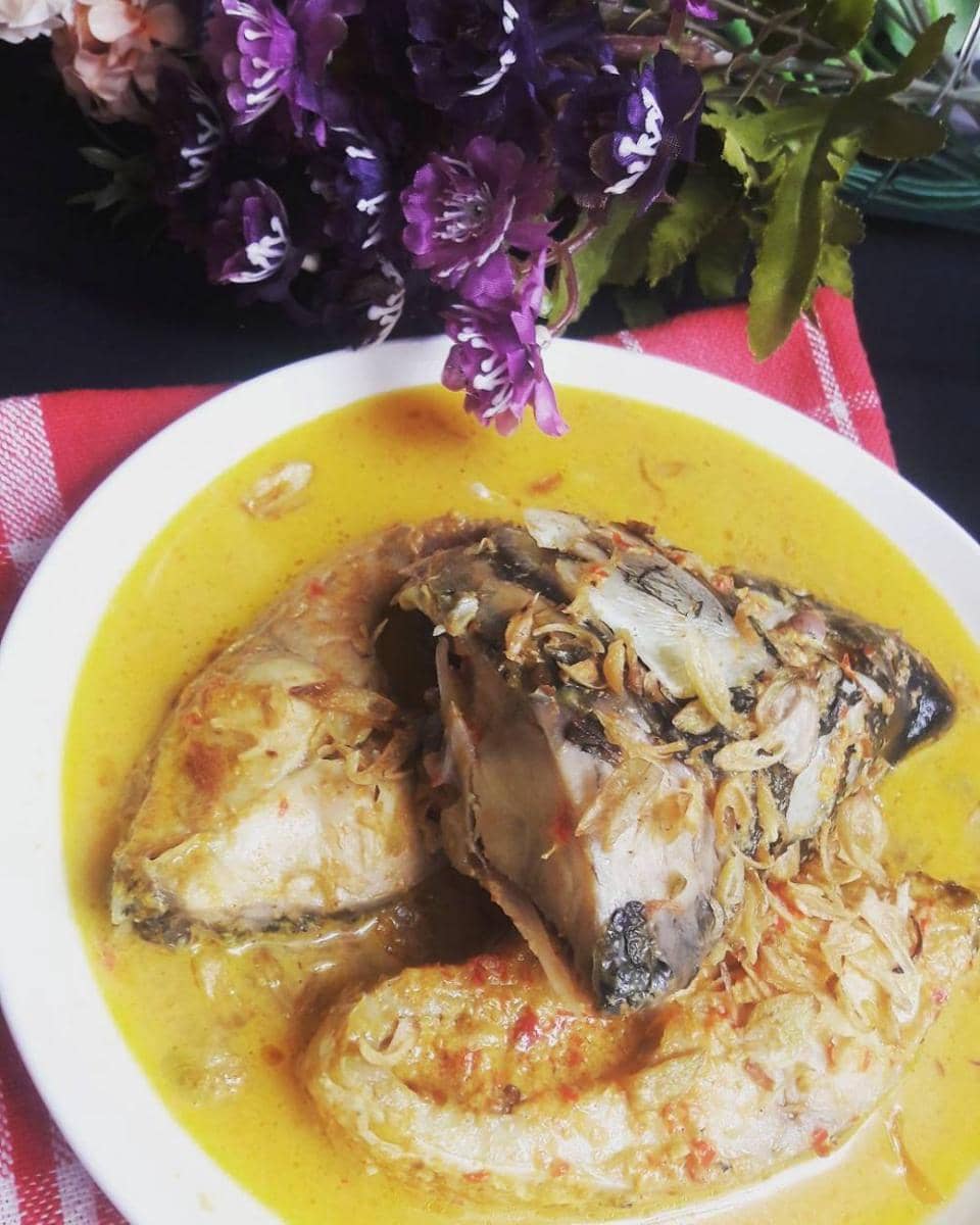 Ilustrasi gulai ikan/instagram.com/musdalifajie6