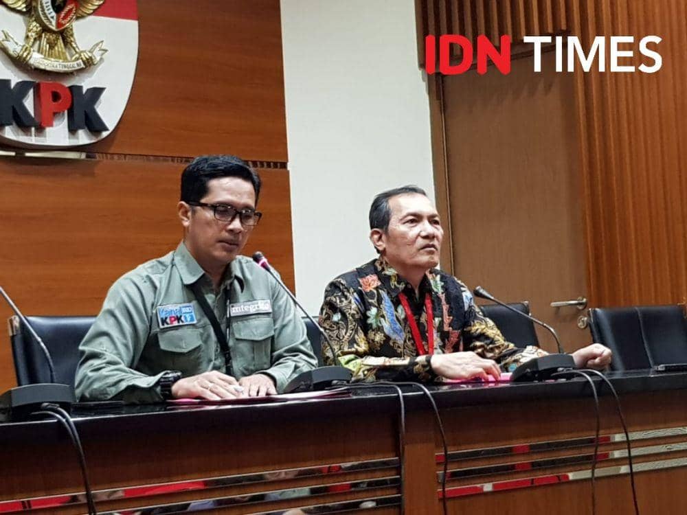 (Wakil Ketua KPK Saut Situmorang dan Juru Bicara KPK Febri Diansyah) IDN Times/Santi Dewi