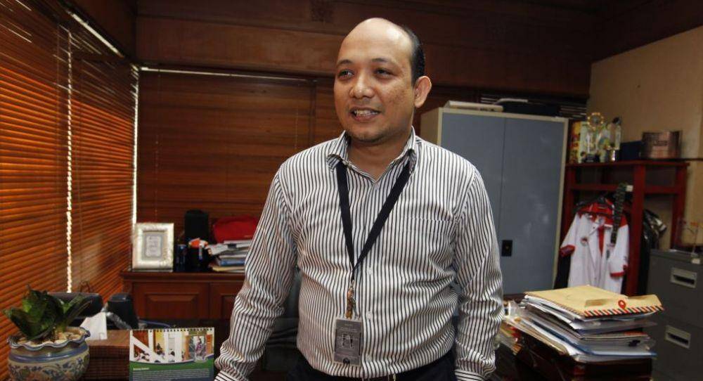 (Penyidik senior KPK Novel Baswedan sebelum disiram air keras) Reuters
