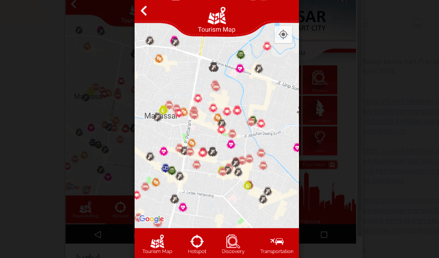 Aplikasi Explore Makassar