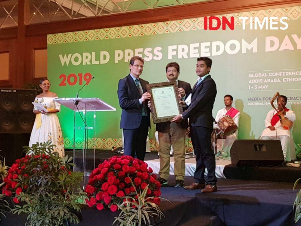 (Peringatan hari pers sedunia di Ethiopia) IDN Times/Uni Lubis