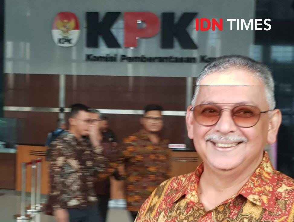 (Direktur PT PLN non aktif Sofyan Basir usai diperiksa di KPK) IDN Times/Santi Dewi