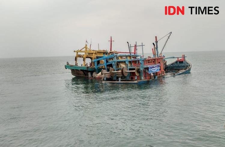 (Kapal asing dieksekusi di Belawan) IDN Times/Fadli Syaputra