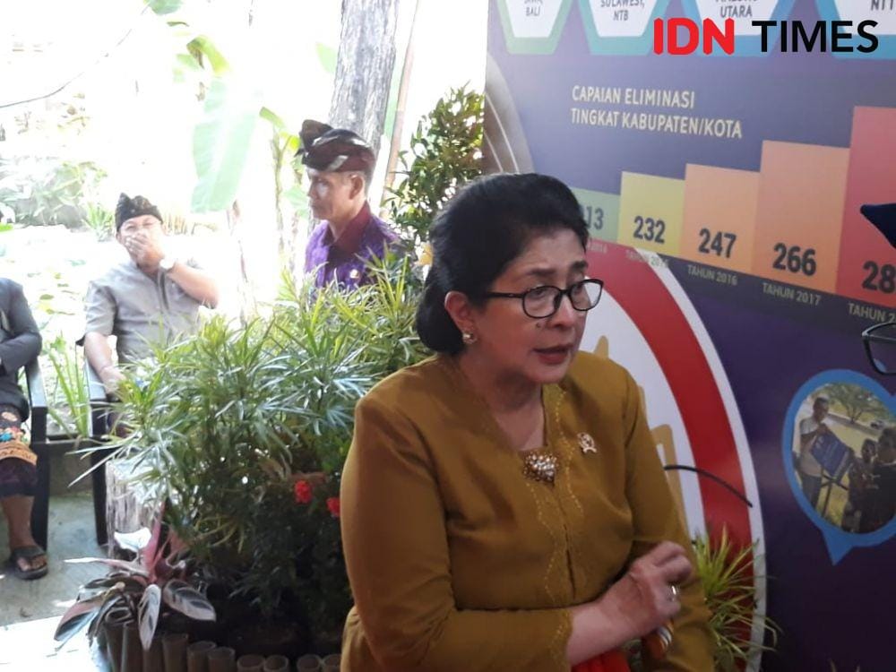 Menteri Kesehatan, Nila F Moeloek. (IDN Times/Imam Rosidin)