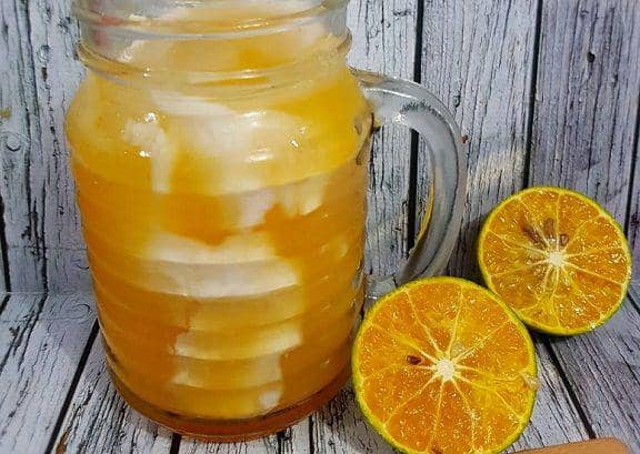 Resep Takjil Segar: Es Kelapa Muda Jeruk Gula Merah