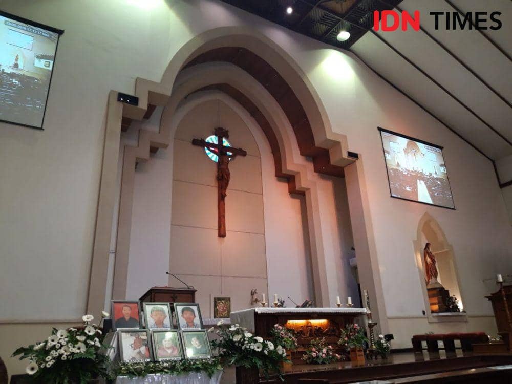 Gereja Santa Maria Tak Bercela. IDN Times/Fitria Madia