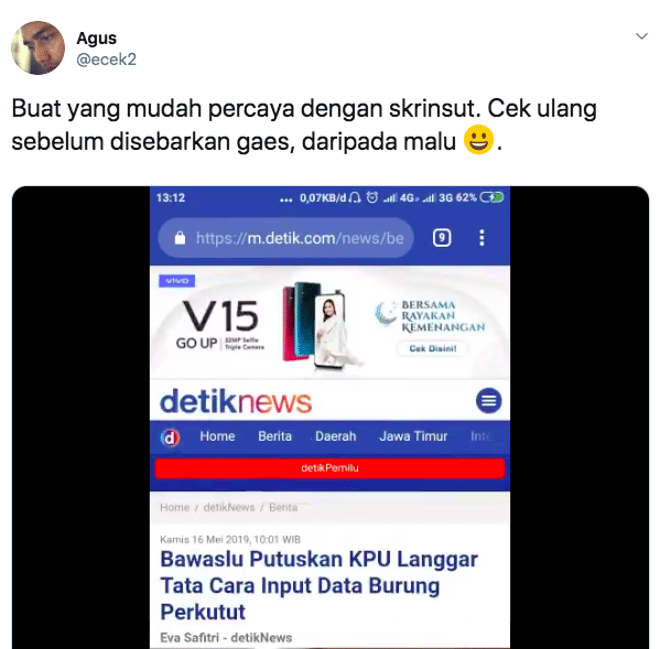 twitter cara edit berita
