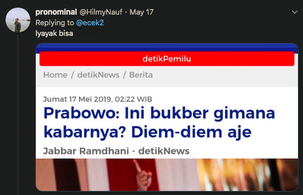 Twitter cara edit berita hoax