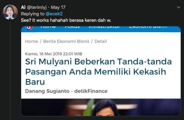 Twitter cara edit berita hoax