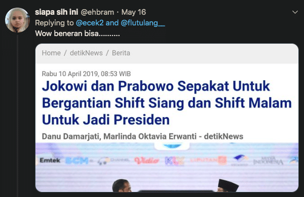 Twitter cara edit berita hoax