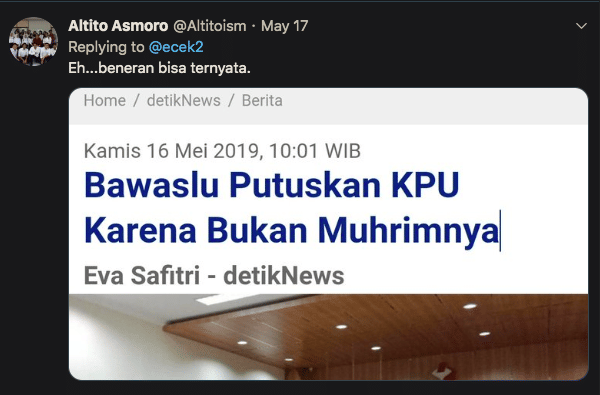 Twitter cara edit berita hoax