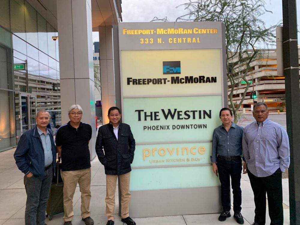 (Menteri ESDM Ignasius Jonan tengah berada di kantor pusat PT Freeport di Houston, Amerika Serikat) Dokumentasi Kementerian ESDM