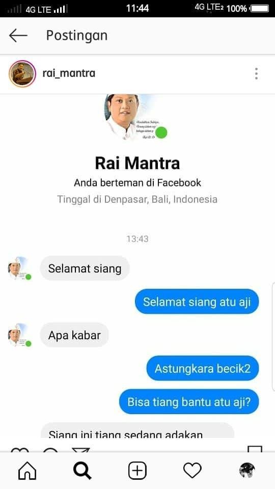 Screenshot. (Facebook.com/Rai Mantra)