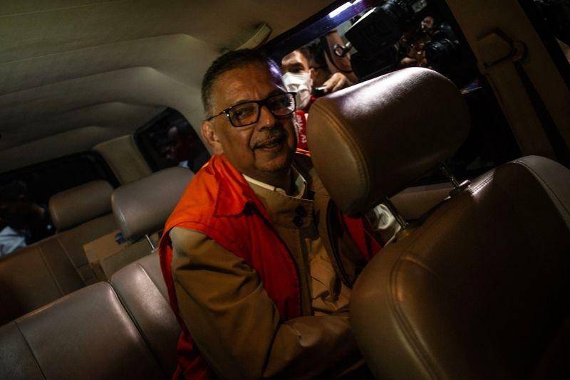 (Dirut non aktif PT PLN Sofyan Basir) ANTARA FOTO/Aprilio Akbar