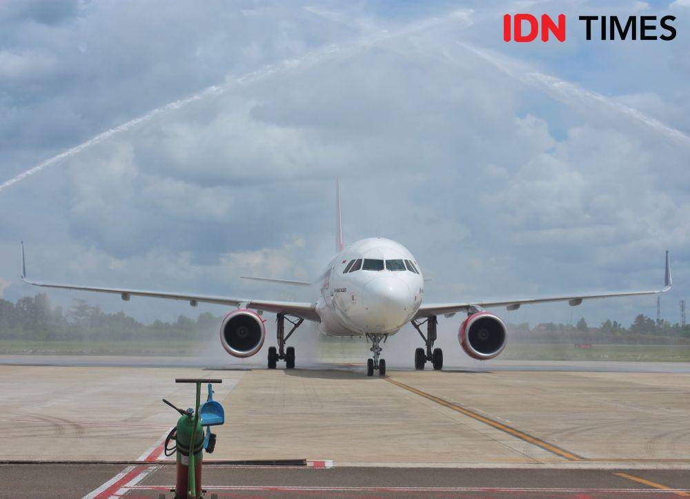 (Ilustrasi pesawat mendarat) Dok.IDN Times/Istimewa