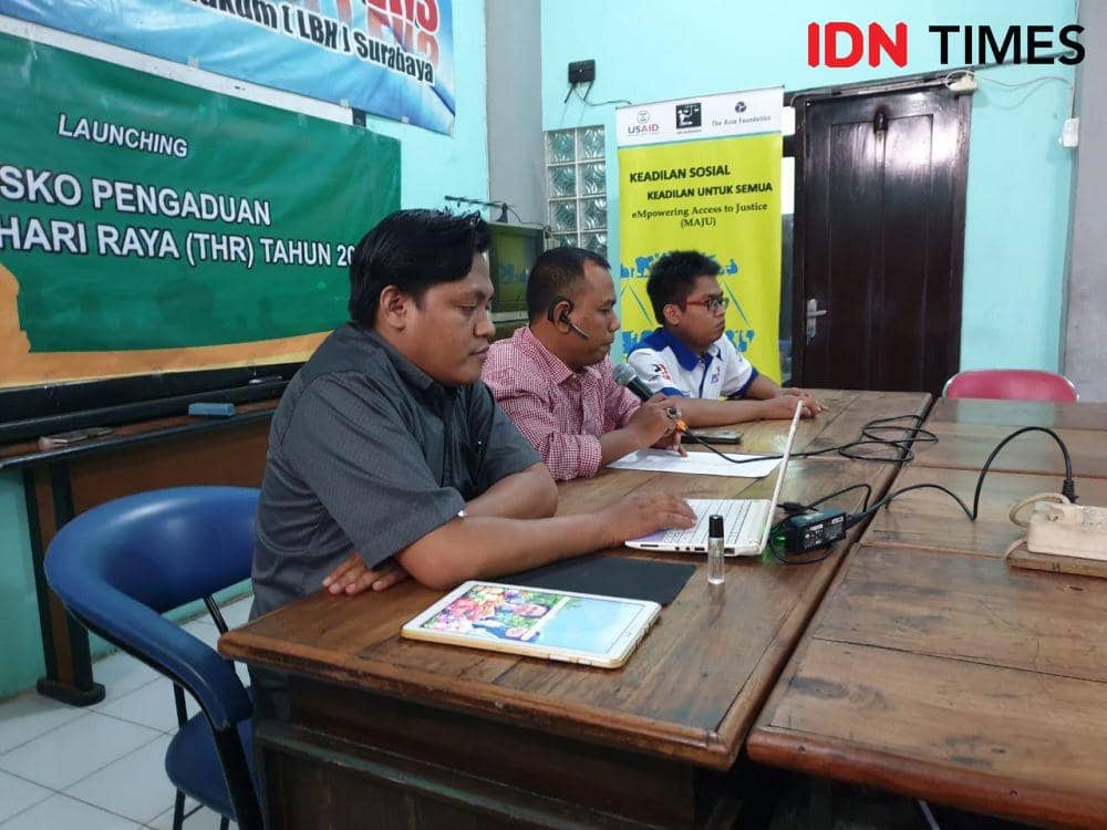 Lebih dari 650 Buruh di Jawa Timur Tidak Terima THR