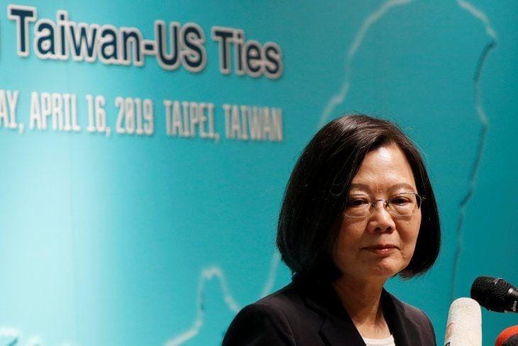 (Presiden Taiwan Tsai Ing-wen) REUTERS/TYRONE SIU via ANTARANEWS