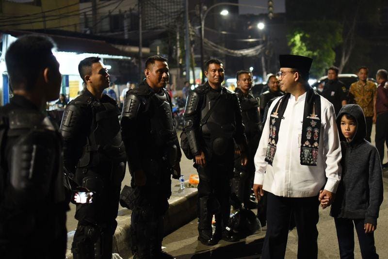 (Gubernur DKI Jakarta Anies Baswedan) ANTARA FOTO/Aditya Pradana Putra