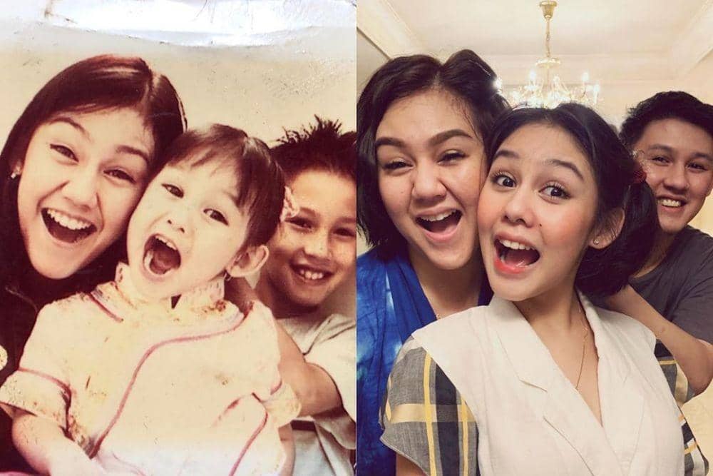 10 Foto Jadul Kedekatan Sissy, Jevin, & Vanesha, Sibling Goals Banget!