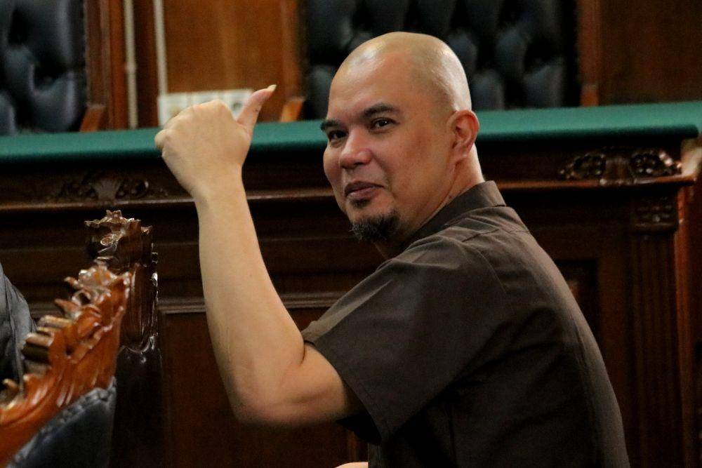 Ahmad Dhani. ANTARA FOTO/Didik Suhartono