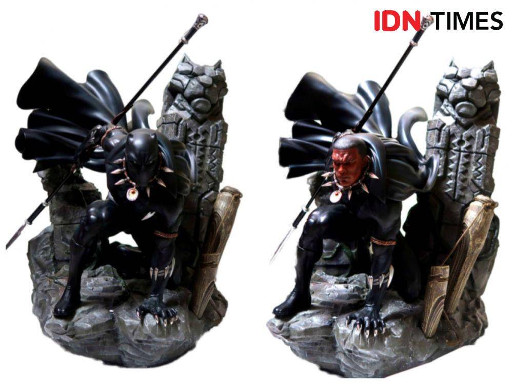 (Dua action figure milik Zumi Zola yang dilelang oleh KPK) Dokumentasi Biro Humas KPK
