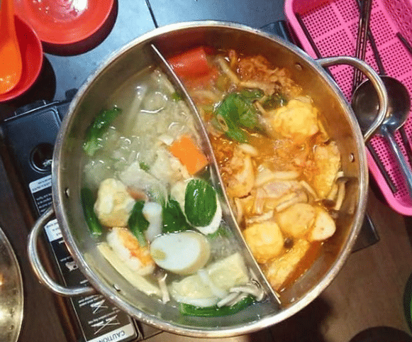 Menu makanan Xiabu Xiabu