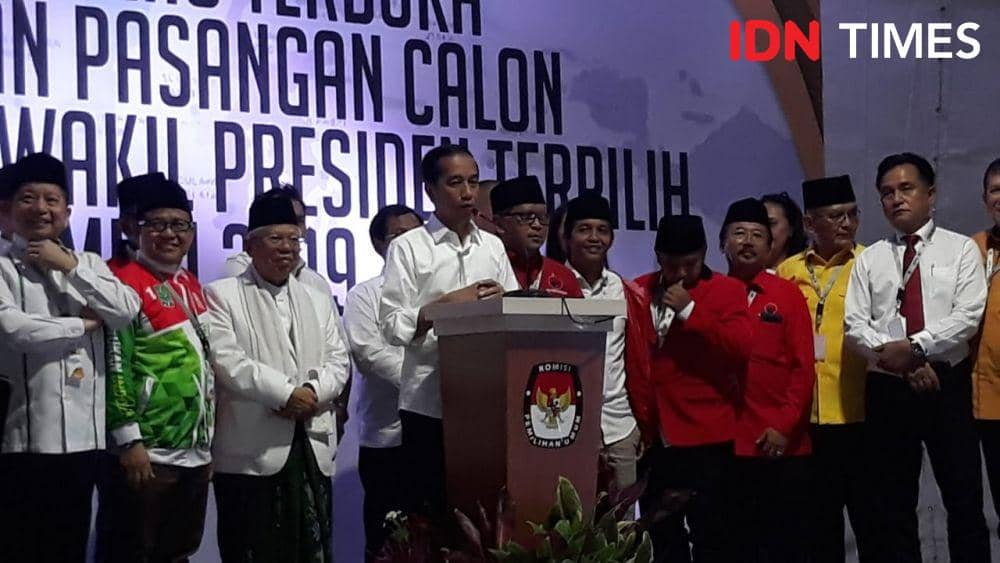 Penetapan Presiden-Wapres 2019 oleh KPU (IDN Times/Teatrika Putri)