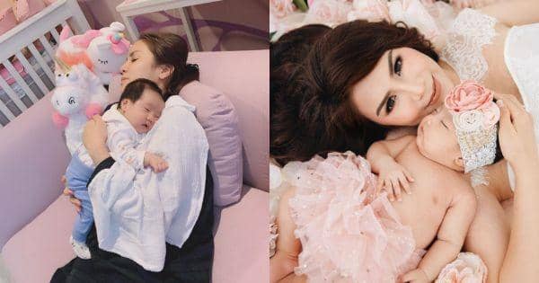 Vakum Jadi Penyanyi, 10 Potret Bahagia Momo Geisha Momong Baby Sheena