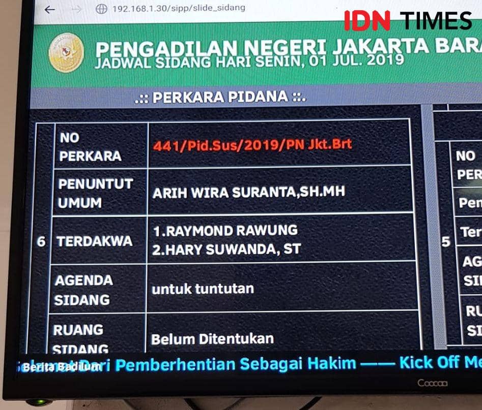 (Informasi mengenai sidang tuntutan Hary Suwanda) IDN Times/Santi Dewi