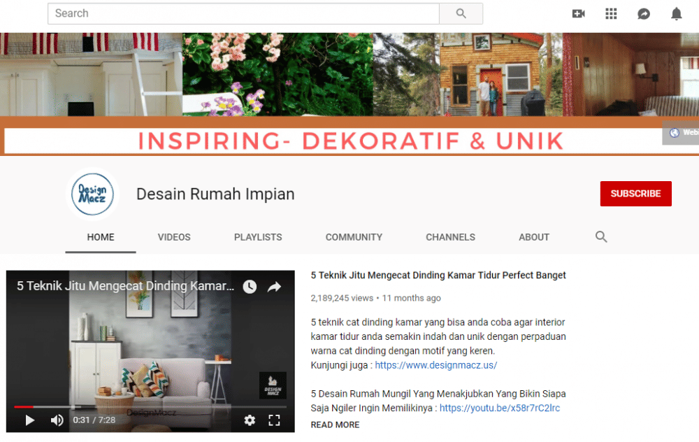 youtube/Desainrumahimpian