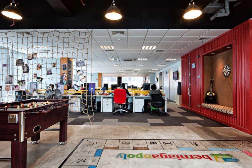 Ilustrasi desain kantor (arsitag.com)