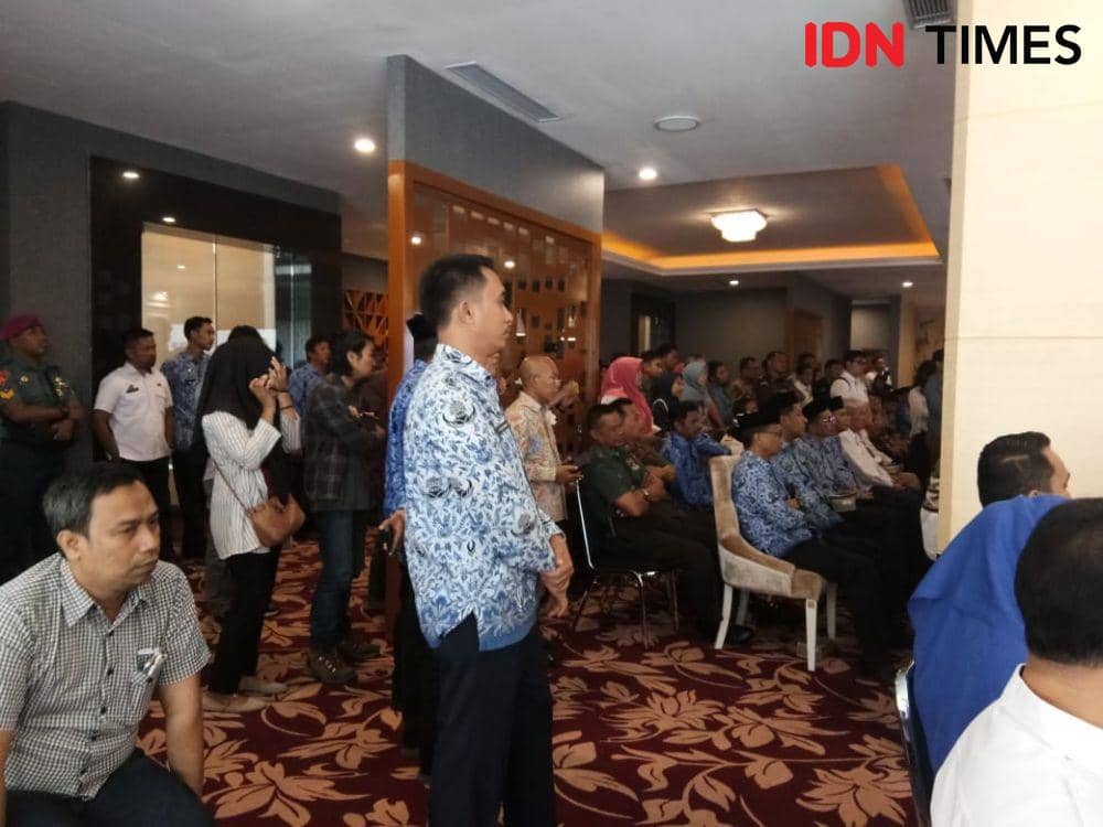 Penyerahan lahan yang dikelola GMTD ke Pemprov Sulsel beberapa waktu lalu. IDN Times/Didit Hariyadi