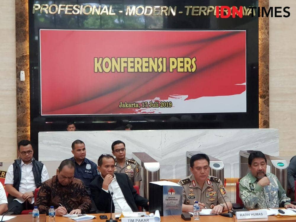 (Jumpa pers hasil TGPF Novel Baswedan) IDN Times/Santi Dewi