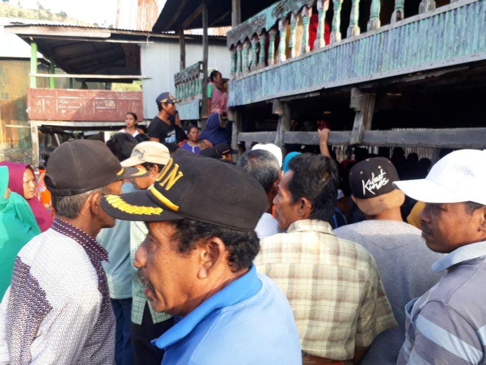 Suasana rumah duka Bahtiar (Humas Polres Jeneponto)