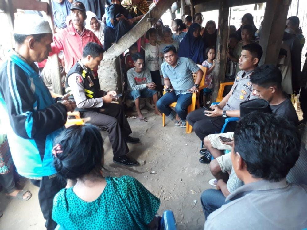 Suasasna rumah duka Bahtiar (Humas Polres Jeneponto)